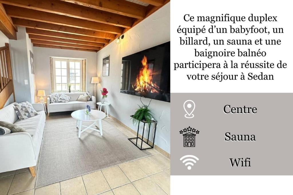 S Bayleved'Air Duplex Vue Chateau, Balneo Et Sauna Sedan Exterior foto